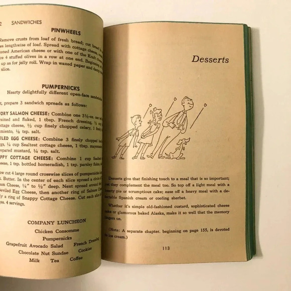 Vintage 641 Tested Recipes  From The Sealtest Kitchens Paperback 1954 - Picture 14 of 16